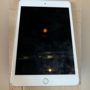 White Tablet with Home Button